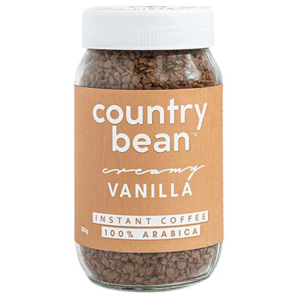 Country Bean Flavoured Instant Coffee - Vanilla, 100 g-1.webp